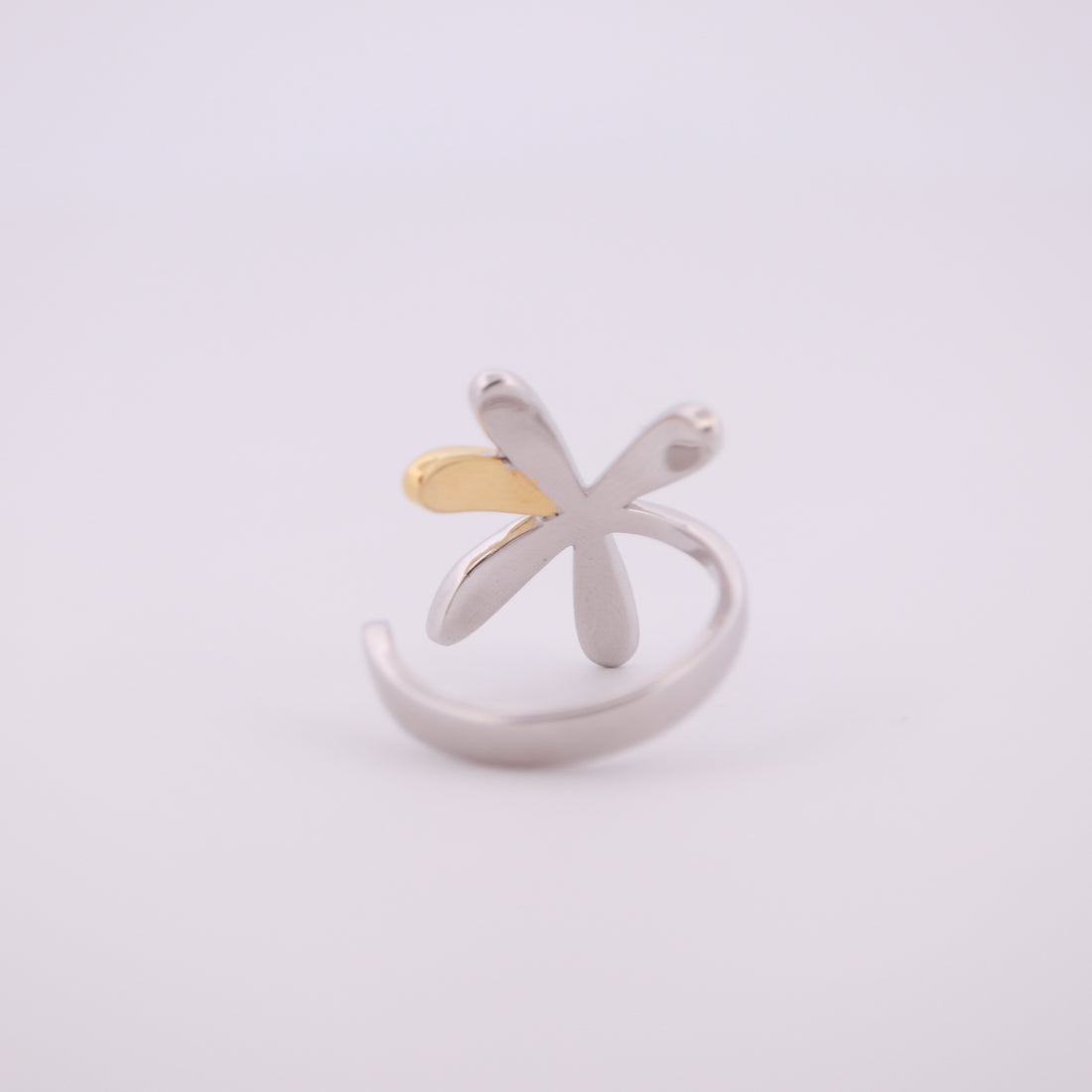 Flower Gold Leaf Ring